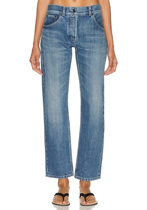The Row Fima Straight Leg in Medium Indigo - Blue. Size 27 (also in 25, 28, 30, 29, 31, 32).
