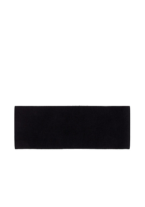 The Row Ombrea Headband in Black - Black. Size XS/S (also in M/L).