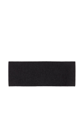 The Row Ombrea Headband in Anthracite - Black. Size M/L (also in XS/S).