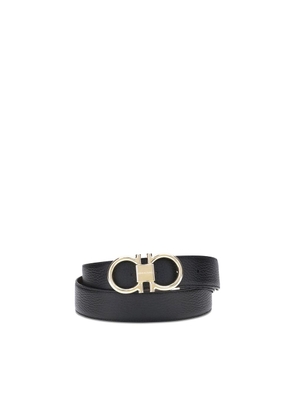 Ferragamo Black Calf Leather Bos Taurus Belt - 100 cm / 40 Inches