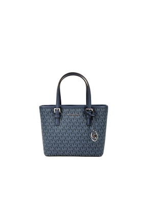 Michael Kors Navy Signature XS Carryall Tote Bag