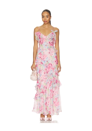 ASTR the Label Amiya Dress in Pink. Size XS. Also in S, M, L, XL.