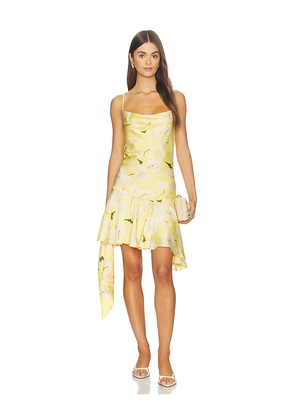 ASTR the Label Paloma Dress in Lemon. Size XS. Also in S, M, L, XL.
