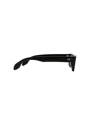 Elisa Johnson Alix Sunglasses in Black.