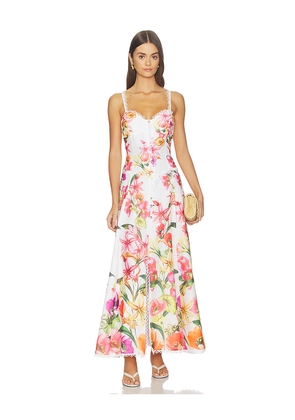 Charo Ruiz Ibiza Solara Long Dress in White. Size XS. Also in S, M, L, XL.