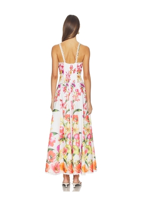 Charo Ruiz Ibiza Solara Long Dress in White. Size XS. Also in L, S, XL.