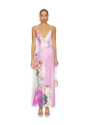 AFRM Rivka Dress in Pink,Purple. Size XXS. Also in XS, S, M, L, XL, XXL.