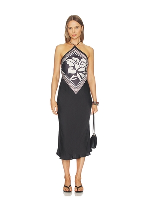 Free People Citrine Midi Dress in Black. Size XS. Also in S, L.