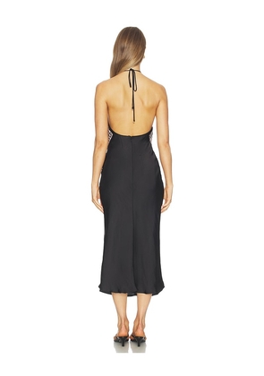 Free People Citrine Midi Dress in Black. Size XS. Also in S, M, L, XL.