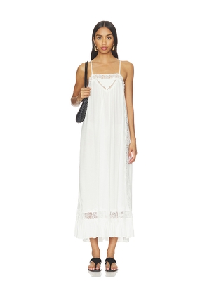 Free People Kiss Me Later Slip Dress in Ivory. Size XS. Also in S, M, L, XL.