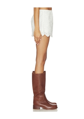 Free People Eyes On You Skort in Ivory. Size XS. Also in S, M, L, XL.
