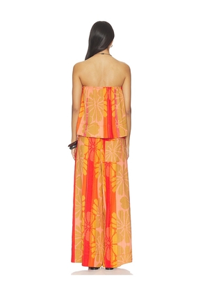 Free People Devella Set in Orange. Size XS. Also in S, M, L, XL.