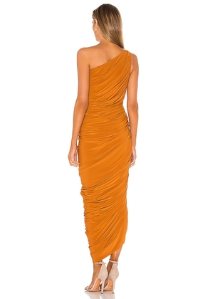 Norma Kamali Diana Gown in Orange. Size XXS. Also in XS.