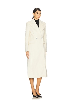 MADISON THE LABEL Oliver Coat in Cream. Size M. Also in L.