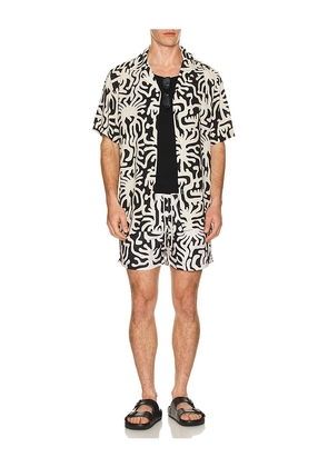 OAS Loefy Rocco Shirt in Black. Size M. Also in S, L, XL/1X.
