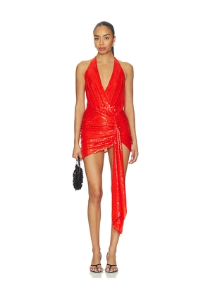 Lovers and Friends Riley Mini Dress in Red. Size XXS. Also in XS, S, M, L, XL.