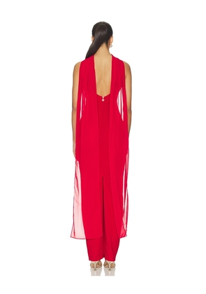 Nookie Martini High Neck Gown in Red. Size XS. Also in M, S.