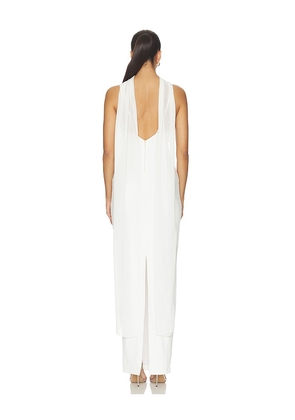 Nookie Martini High Neck Gown in Ivory. Size XS. Also in S, M, L.