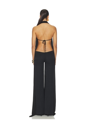 The New Arrivals by Ilkyaz Ozel Mawu Top in Black. Size 34/2. Also in 36/4, 38/6, 40/8.