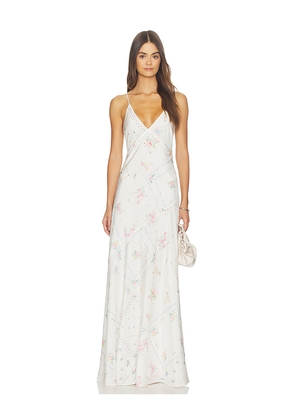 LoveShackFancy Castilla Dress in White. Size XXS. Also in XS, S, M, L, XL.