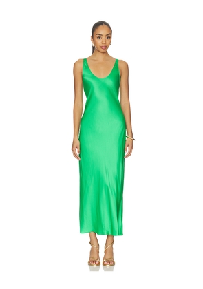 L'AGENCE Akiya Tank Dress in Green. Size XXS. Also in XS, S, M, L.