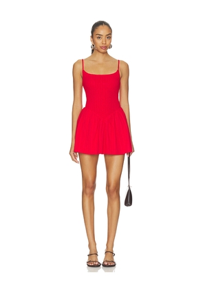 MORE TO COME Calia Mini Dress in Red. Size XXS. Also in XS, S, M, L, XL.