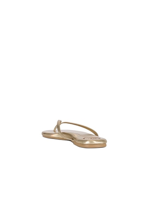 Solei Sea Indie Sandal in Metallic Gold. Size 6. Also in 7, 11.