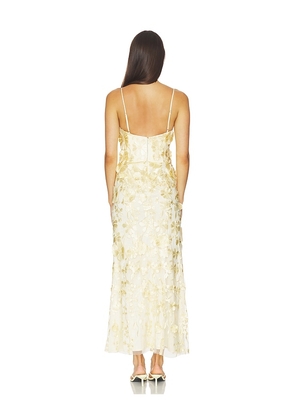 Lovers and Friends x Ivana Ramirez Marlee Midi Dress in Yellow. Size XXS. Also in M, S, XS.