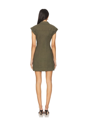 PAIGE Dekalb Dress in Green. Size 12. Also in 6.