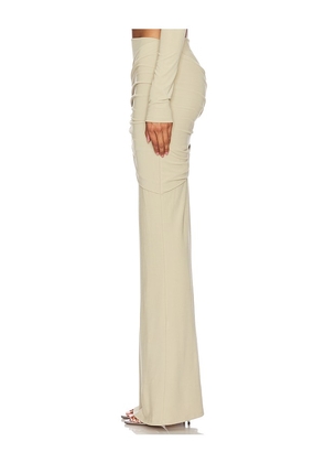 Paris Georgia Aria Skirt in Beige. Size M. Also in L.