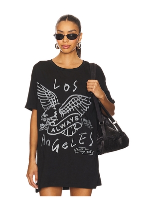 The Laundry Room Always Los Angeles Oversized Tee in Black. Size S. Also in XS.