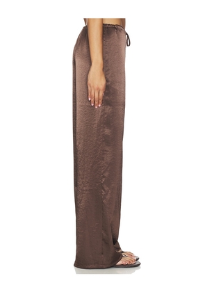 SNDYS x REVOLVE Dove Pant 2.0 in Chocolate. Size XXS. Also in L, M, S, XS.