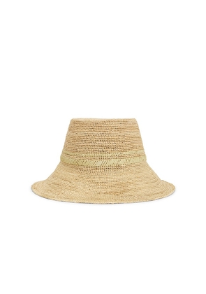 Rag & Bone Jade Rollable Bucket Hat in Beige. Size S/M. Also in M/L.