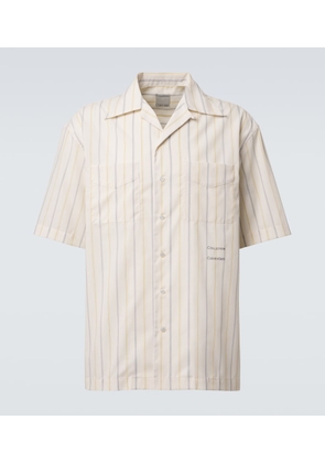 Calvin Klein Collection Nathaniel striped bowling shirt
