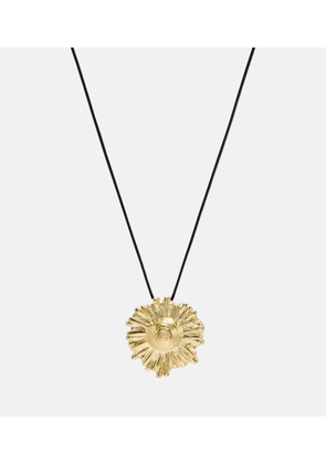 Ysso Ilios 24kt gold-plated pendant necklace