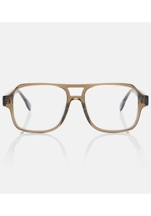 Fendi FF Squared aviator glasses