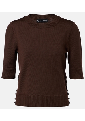 Oscar de la Renta Virgin wool sweater