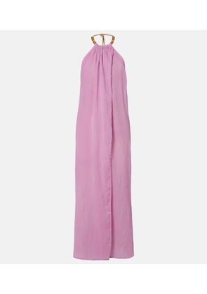 ViX Paula Hermanny Cloe beaded cotton beach cover-up