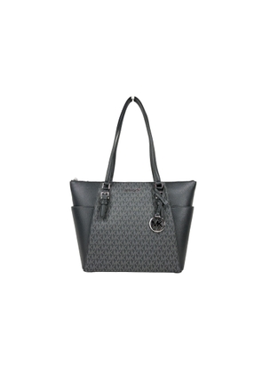 Michael Kors Charlotte Leather Top Zip Tote Bag
