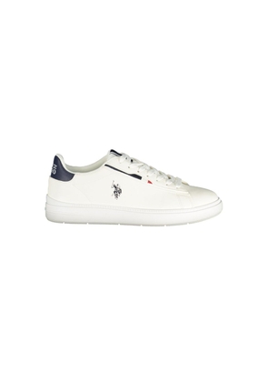 U.S. POLO ASSN. White Polyurethane Men's Sneaker - EU40/US7