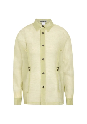 Issey Miyake toggle-detail shirt - Green