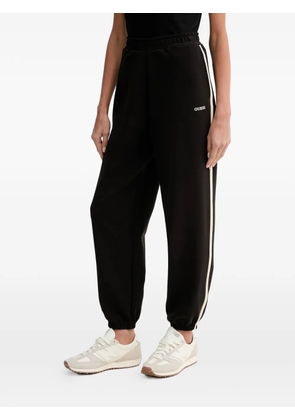 GUESS USA Jasmine logo-print side-stripe track pants - Black