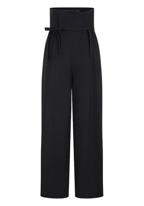 Shanghai Tang wool wrap trousers - Black