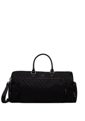 GUESS USA Boston monogram-print holdall bag - Black