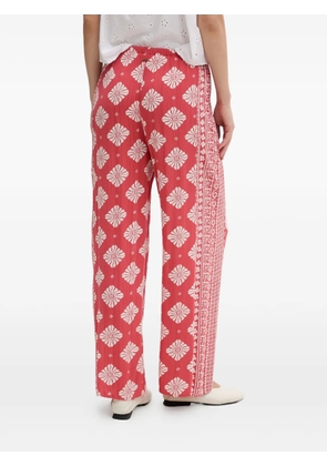 Rip Curl Ventura floral-print drawstring palazzo pants - Red