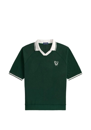 Polo Ralph Lauren logo-embroidered johnny-collar T-shirt - Green