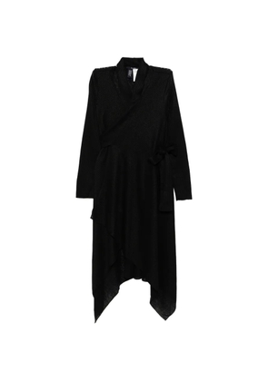 Limi Feu ribbed asymmetric cardigan - Black