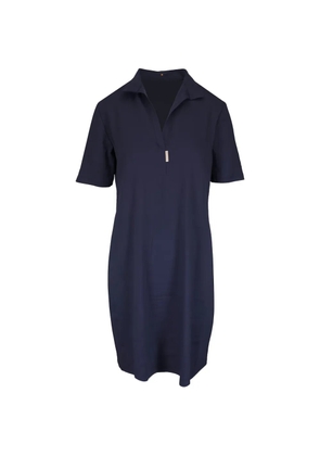 Peter Cohen Paola short-sleeve polo mini dress - Blue