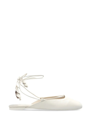 Kate Spade Eloise lace-up mules - Neutrals