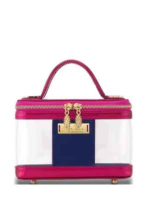 Tyler Ellis Ava Miami patent-leather mini bag - Pink
